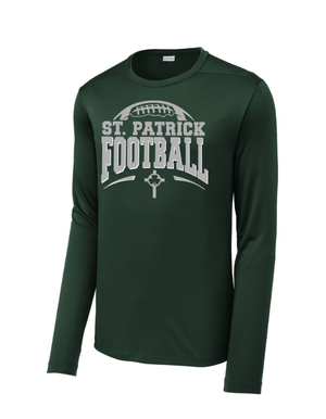 Custom Printed Apparel | St. Patrick Football - Long Sleeve Performance Tee - St Patrick Football 25/26 - 18178