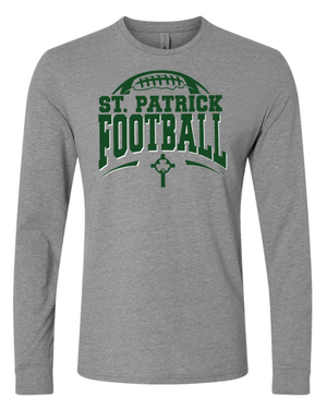 Custom Printed Apparel | St Patrick Football - Unisex Long Sleeve T-Shirt *Forest Green / Dark Grey* - St Patrick Football 25/26 - 18178