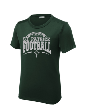 Custom Printed Apparel | St. Patrick Football - Youth Performance Tee - St Patrick Football 25/26 - 18178