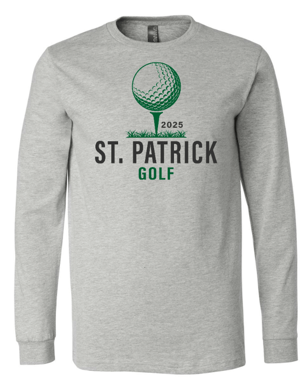 Custom Apparel - Screen Printing - St. Patrick Golf - Long Sleeve T-Shirt - St. Patrick Golf - 17389