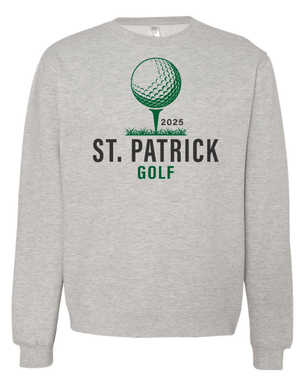 Custom Apparel - Screen Printing - St. Patrick Golf - Midweight Crewneck Sweatshirt - St. Patrick Golf - 17389