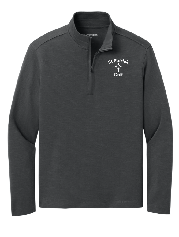 Custom Apparel - Screen Printing - St. Patrick Golf - Quarter Zip Pullover - St. Patrick Golf - 17389