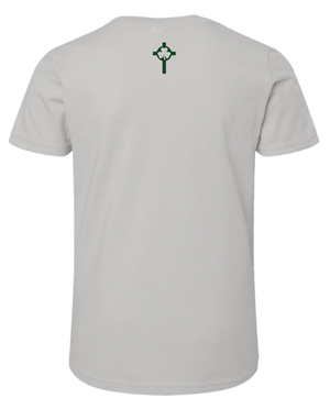 Custom Apparel - Screen Printing - St Patrick High School Football Apparel - Youth T-Shirt Silver - St Patrick Football - 16266