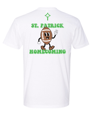 Custom Apparel - Screen Printing - St. Patrick Homecoming - Adult Unisex T-Shirt (White) - St. Patrick Homecoming - 16616