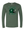 Custom Apparel - Screen Printing - St Patrick HS Football - Long Sleeve Tee Grey/ Forest - St Patrick Football - 16266