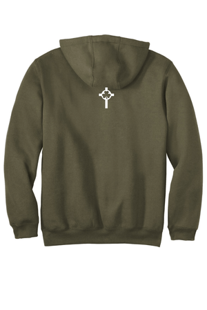 Custom Apparel - Screen Printing - St. Patrick Schools - Adult Unisex Carhartt Mid - Weight Hooded Sweatshirt - St. Patrick Schools - 14838