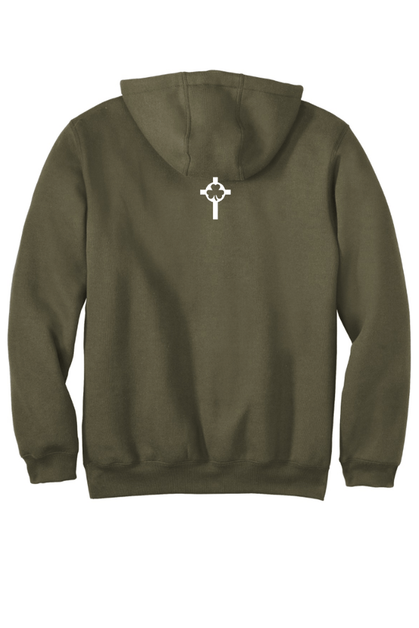 Custom Apparel - Screen Printing - St. Patrick Schools - Adult Unisex Carhartt Mid - Weight Hooded Sweatshirt - St. Patrick Schools - 14838