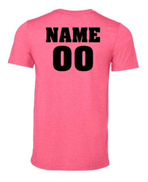 Custom Apparel - Screen Printing - St. Patrick Softball & Baseball - Charity Pink Cotton Tee **Customization Optional** - St. Patrick Softball & Baseball - 17469