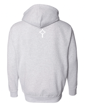 Custom Apparel - Screen Printing - St. Patrick Softball & Baseball - Heavyweight Full Zip Hoodie (Gunmetal / Grey) - St. Patrick Softball & Baseball - 17469