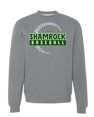 Custom Apparel - Screen Printing - St. Patrick Softball & Baseball - Midweight Crewneck Sweatshirt - St. Patrick Softball & Baseball - 17469