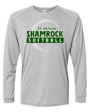 Custom Apparel - Screen Printing - St. Patrick Softball & Baseball - Performance Long Sleeve T-Shirt - St. Patrick Softball & Baseball - 17469