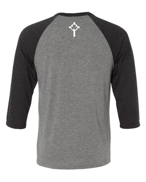 Custom Apparel - Screen Printing - St. Patrick Softball & Baseball - Three Quarter Sleeve Tee - St. Patrick Softball & Baseball - 17469