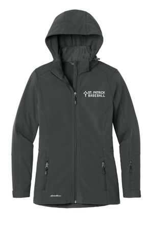 Custom Apparel - Screen Printing - St. Patrick Softball & Baseball - Women's Eddie Bauer Soft Shell Parka - St. Patrick Softball & Baseball - 17469
