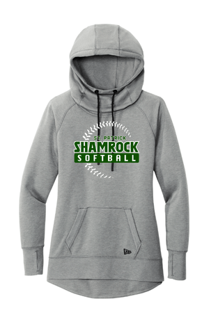 Custom Apparel - Screen Printing - St. Patrick Softball & Baseball - Women's TriBlend Fleece Pullover Hoodie - St. Patrick Softball & Baseball - 17469