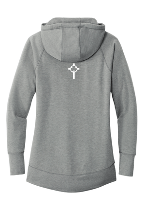 Custom Apparel - Screen Printing - St. Patrick Softball & Baseball - Women's TriBlend Fleece Pullover Hoodie - St. Patrick Softball & Baseball - 17469