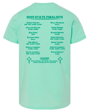 Custom Apparel - Screen Printing - St. Patrick State Finals 2025 - Youth Cotton T-Shirt (Mint / Lavender) - T-Shirt - St. Patrick State Finals 2025 - 17696