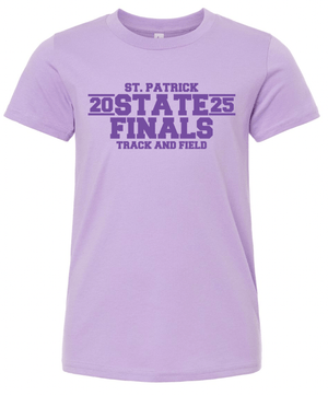 Custom Apparel - Screen Printing - St. Patrick State Finals 2025 - Youth Cotton T-Shirt (Mint / Lavender) - T-Shirt - St. Patrick State Finals 2025 - 17696