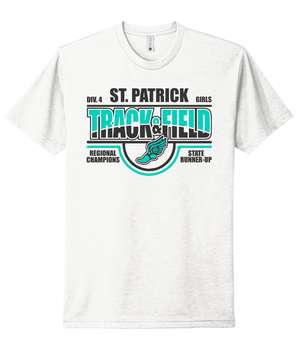 Custom Apparel - Screen Printing - St. Patrick T&F Runner - Up Unisex T-shirt - T-Shirt - St. Patrick Track & Field - 14308
