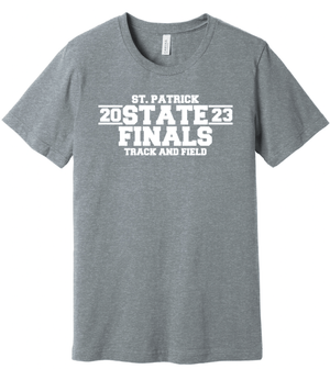 Custom Apparel - Screen Printing - St. Patrick Track & Field Finalist - Athletic Grey T-shirt - St. Patrick Track & Field - 14185