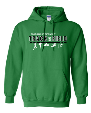 Custom Apparel - Screen Printing - St. Patrick Track & Field - Heavy Blend Hoodie **Personalization Optional** - St. Patrick Track & Field - 17323
