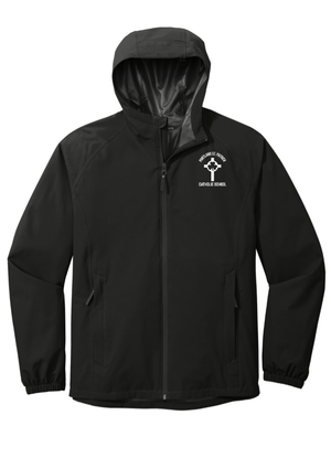 Custom Apparel - Screen Printing - St. Patrick - Unisex Essential Rain Jacket - st. Patrick - 14284
