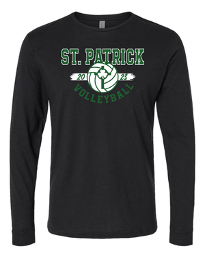 Custom Apparel - Screen Printing - St. Patrick Volleyball 2023 - Unisex Long Sleeve T-Shirt - Long Sleeve T-Shirt - St. Patrick Volleyball 2023 - 14566