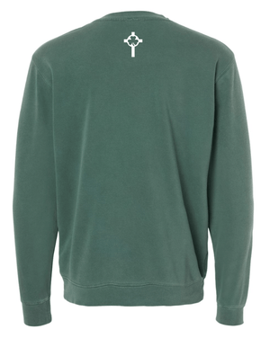 Custom Apparel - Screen Printing - St Patrick Volleyball - Adult Midweight Crewneck Sweatshirt - St Patrick Volleyball - 16496
