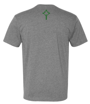 Custom Printed Apparel | St. Pats Alumni Apparel Fall 2025 - Adult Dark Grey T-Shirt - St. Pats White/Alumni Apparel F25 - 18428