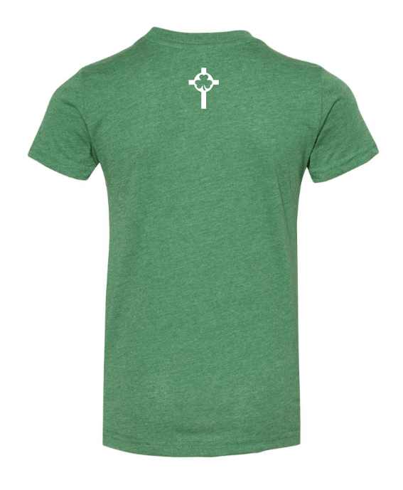 Custom Apparel - Screen Printing - St. Pats Back to School 2024/25 - Youth Green T-Shirt - St. Pats Back to School 2024/25 - 16209