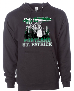 Custom Printed Apparel | St. Pat's Baseball State Champs - Midweight Hooded Sweatshirt - hoodie - SPS Baseball State Champs - 18019