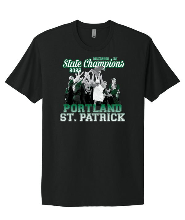 Custom Printed Apparel | St. Pat's Baseball State Champs - Unisex T-Shirt - SPS Baseball State Champs - 18019