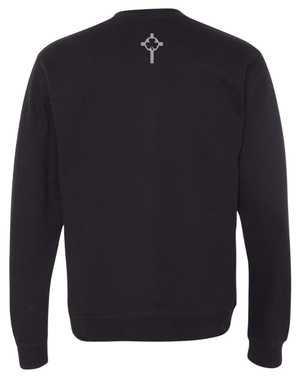 Custom Printed Apparel | St. Pats Basketball Winter 2025 - Adult Unisex Black Crewneck - St. Pats Basketball W25 - 18597