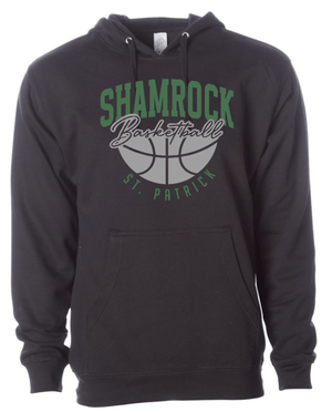 Custom Printed Apparel | St. Pats Basketball Winter 2025 - Adult Unisex Black Hoodie - St. Pats Basketball W25 - 18597