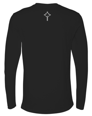 Custom Printed Apparel | St. Pats Basketball Winter 2025 - Adult Unisex Black Long Sleeve Tee - St. Pats Basketball W25 - 18597