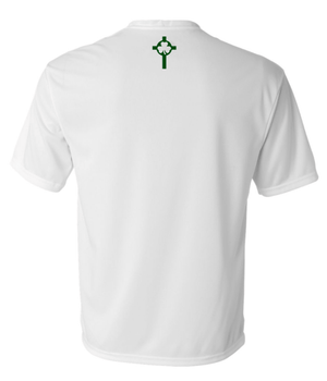 Custom Printed Apparel | St. Pats Basketball Winter 2025 - Adult Unisex White Performance T-Shirt - St. Pats Basketball W25 - 18597
