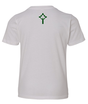 Custom Printed Apparel | St. Pats Basketball Winter 2025 - Youth White T-Shirt - St. Pats Basketball W25 - 18597