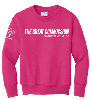 Custom Printed Apparel | St. Pats Campus Ministry Fall 2025 - Youth Crewneck (MULTIPLE COLOR OPTIONS) - St. Patrick Campus Ministry F25 - 18520