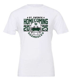 Custom Printed Apparel | St. Pats Homecoming 2025 - Adult White T-Shirt - St. Pats Homecoming 2025 - 18359