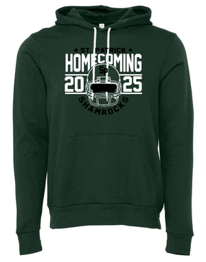 Custom Printed Apparel | St. Pats Homecoming 2025 - Forest Green Adult Hooded Sweatshirt - St. Pats Homecoming 2025 - 18359