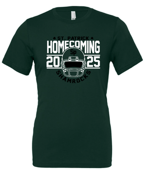 Custom Printed Apparel | St. Pats Homecoming 2025 - Forest Green Adult T-Shirt - St. Pats Homecoming 2025 - 18359