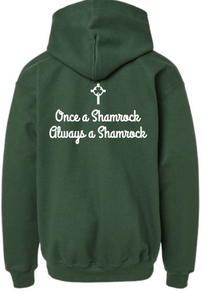 Custom Printed Apparel | St. Pats Homecoming 2025 - Forest Green Youth Hooded Sweatshirt - St. Pats Homecoming 2025 - 18359