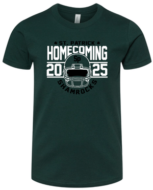 Custom Printed Apparel | St. Pats Homecoming 2025 - Forest Green Youth T-Shirt - St. Pats Homecoming 2025 - 18359