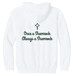 Custom Printed Apparel | St. Pats Homecoming 2025 - White Youth Hooded Sweatshirt - St. Pats Homecoming 2025 - 18359