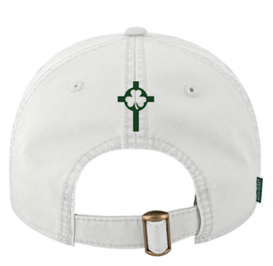 Custom Printed Apparel | St. Pats White Apparel Fall 2025 - Relaxed Twill Dad Hat - St. Pats White/Alumni Apparel F25 - 18428