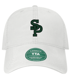 Custom Printed Apparel | St. Pats White Apparel Fall 2025 - Relaxed Twill Dad Hat - St. Pats White/Alumni Apparel F25 - 18428