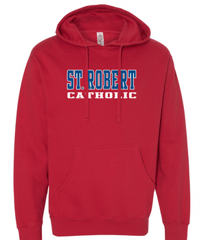Custom Apparel - Screen Printing - St. Robert Catholic School Fall 2023 - Adult and Youth Hooded Sweatshirt - Hooded Sweatshirt - St. Robert Catholic School Fall 2023 - 14720
