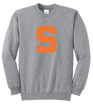 Custom Printed Apparel | Stockbridge 2025 - Athletic Heather Adult Fleece Crewneck Sweatshirt - Stockbridge Schools 2025 - 18310