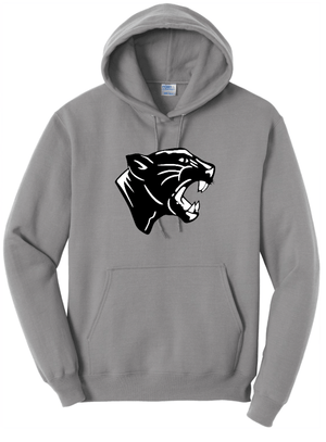 Custom Printed Apparel | Stockbridge 2025 - Medium Grey Adult Fleece Pullover Hooded Sweatshirt - Stockbridge Schools 2025 - 18310