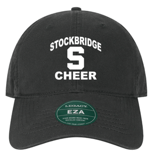 Custom Printed Apparel | Stockbridge 2025 Winter Sports | Adult Black Relaxed Dad Hat (MULTIPLE SPORT OPTIONS) - Stockbridge Sports W25 - 18594