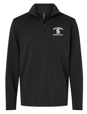 Custom Printed Apparel | Stockbridge 2025 Winter Sports | Men's Black Perform 1/4 - Zip (MULTIPLE SPORT OPTIONS) - Stockbridge Sports W25 - 18594